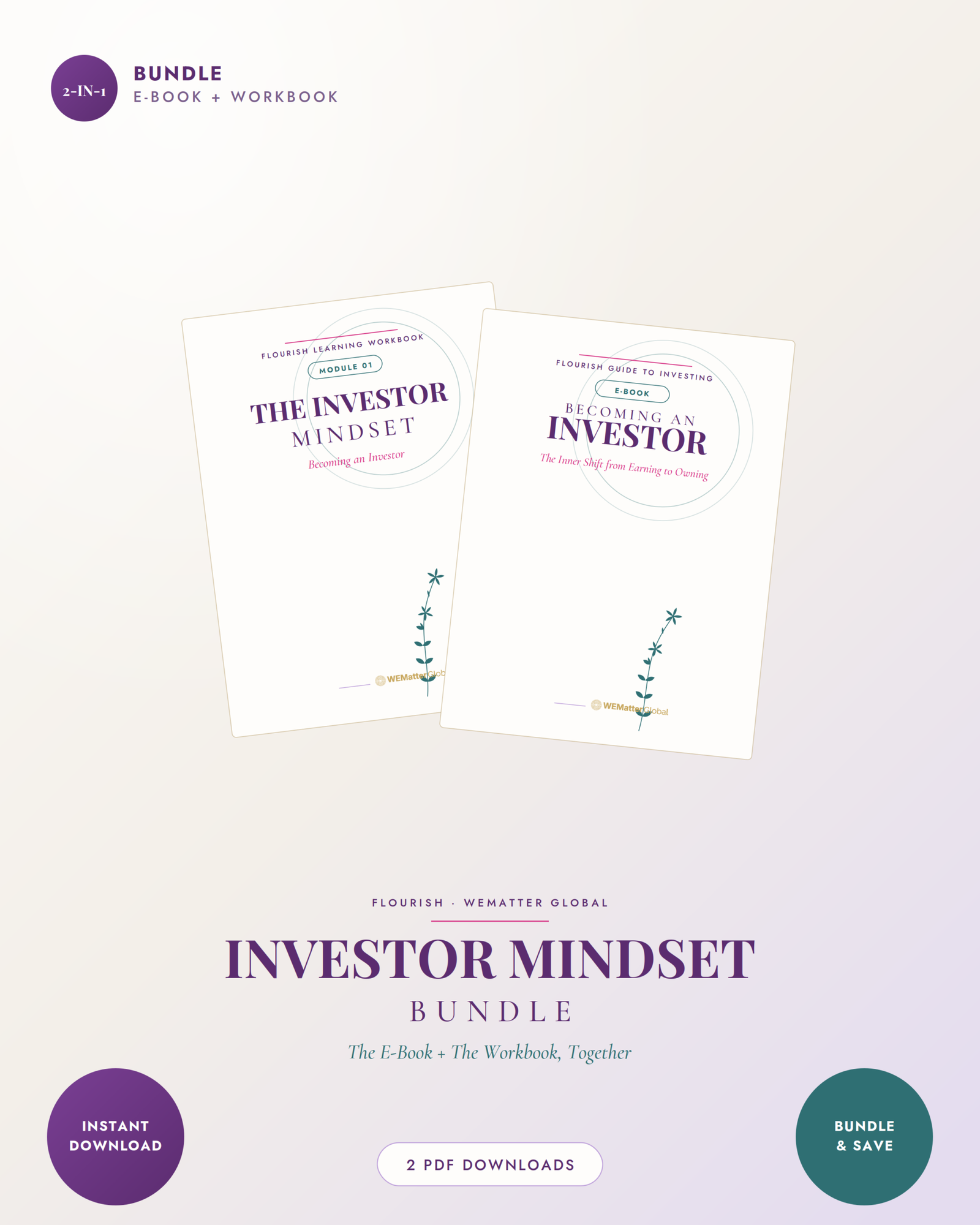 Investor Mindset Bundle - EBook + Workbook (Coming Soon)